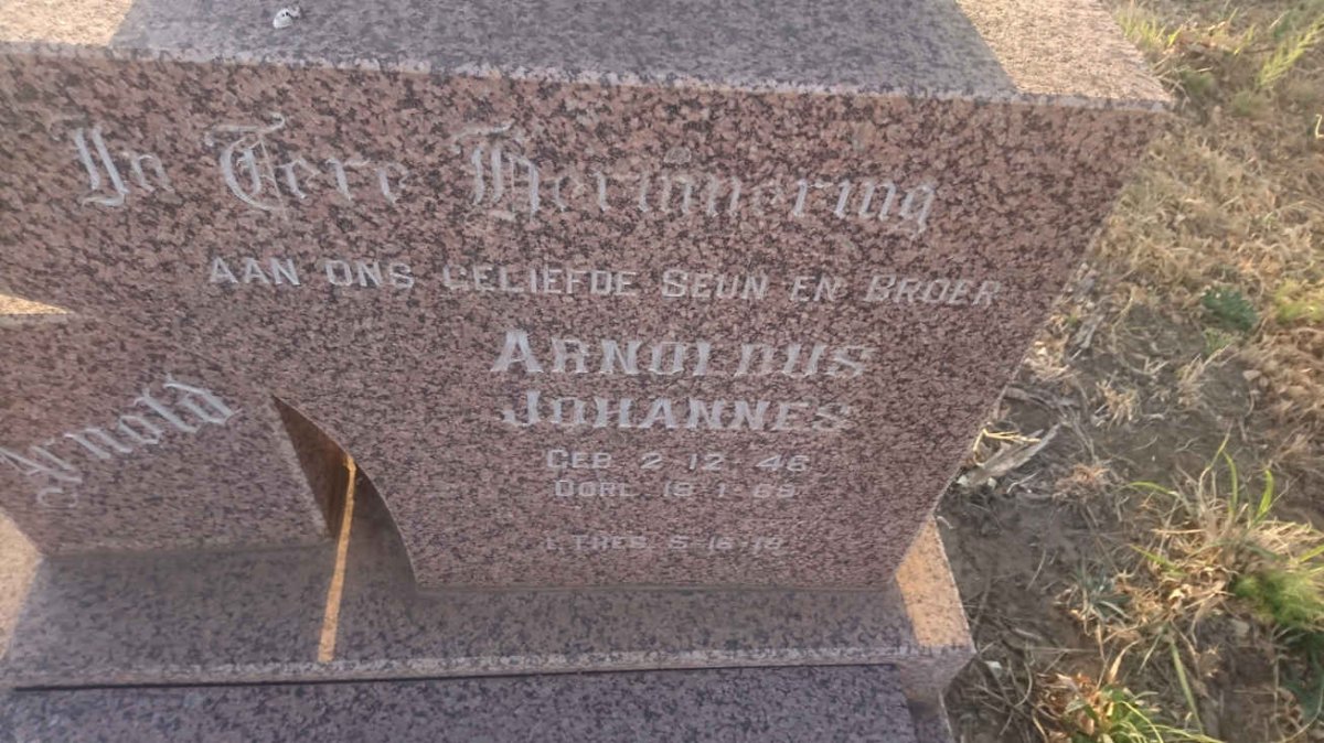MARAIS Arnoldus Johannes 1946-1969