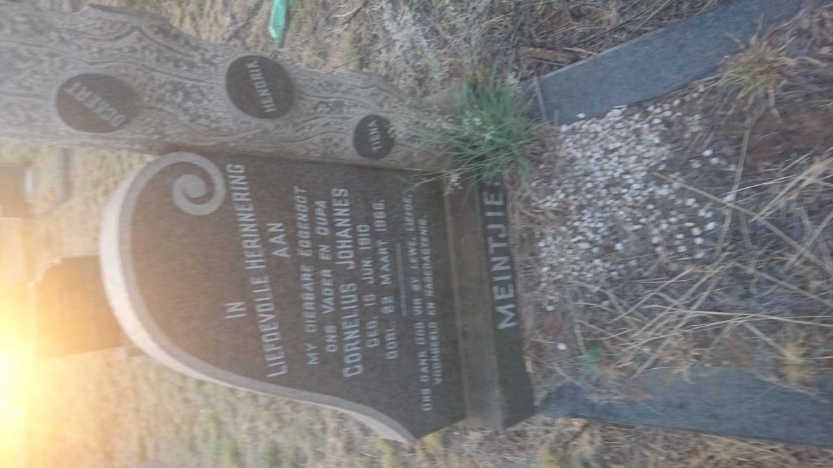 MEINTJIES Cornelius Johannes 1910-19??
