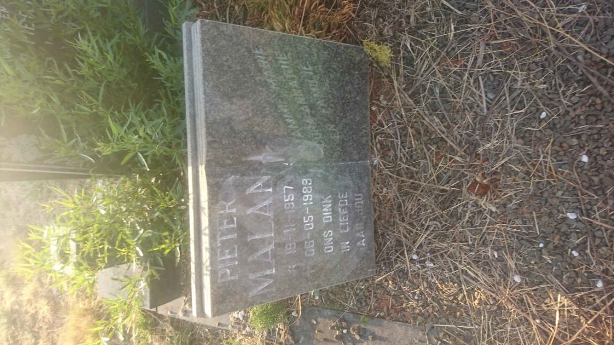 MALAN Pieter 1957-1989