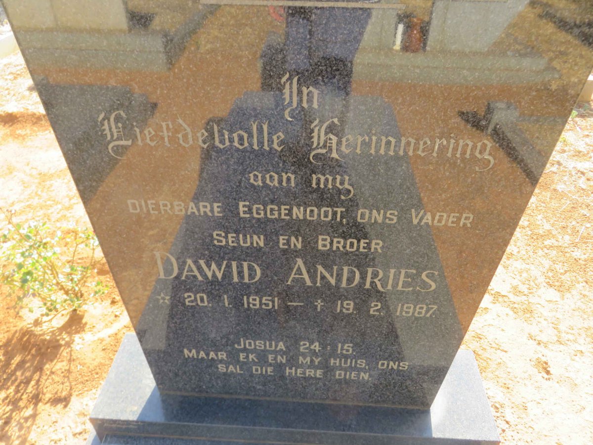 MALAN Dawid Andries 1951-1987