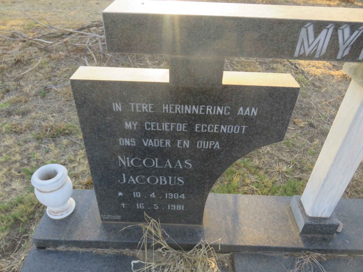 MYNHARDT Nicolaas Jacobus 1904-1981 