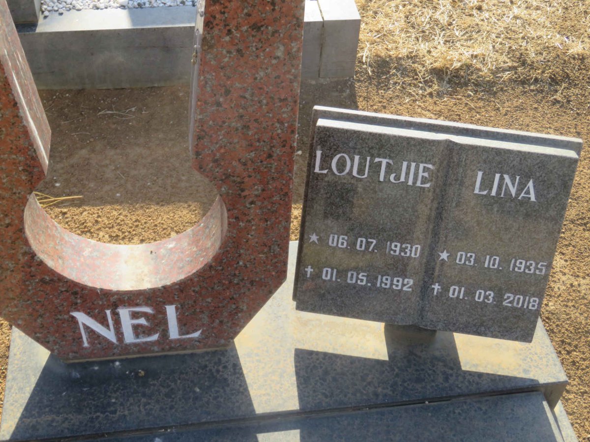 NEL Loutjie 1930-1992 &amp; Lina 1935-2018