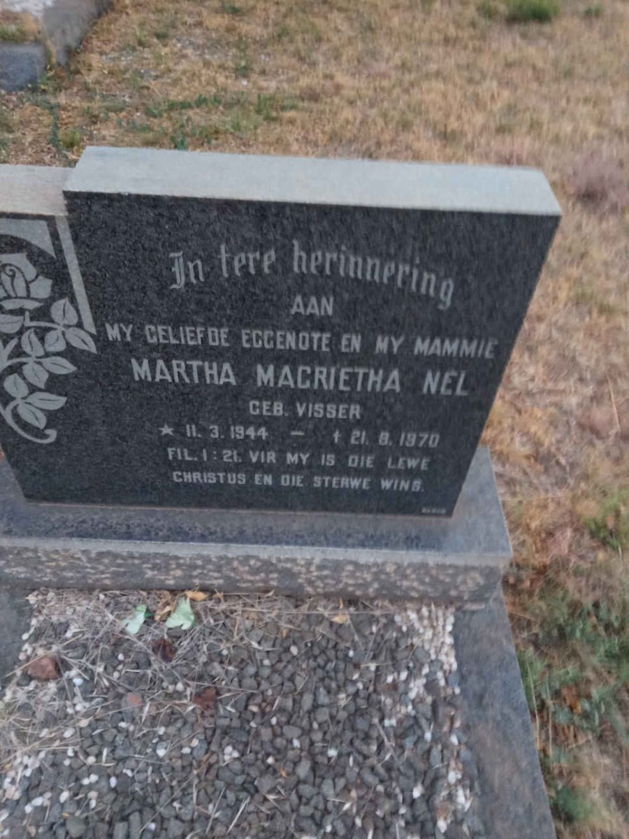 NEL Martha Magrietha nee VISSER 1944-1970