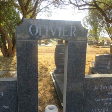 OLIVIER Erens Lourens Jacobus 1917-1976 &amp; Susara Maria 1918-2001