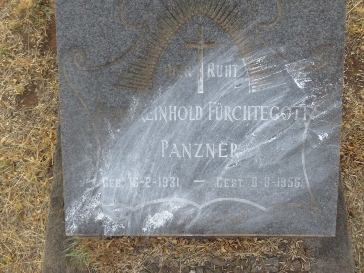 PANZNER Reinhold Fürchtegott 1931-1956