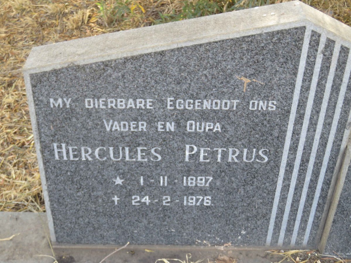 PREEZ Hercules Petrus, du 1897-1976 &amp; Hester Sophia 1908-1995