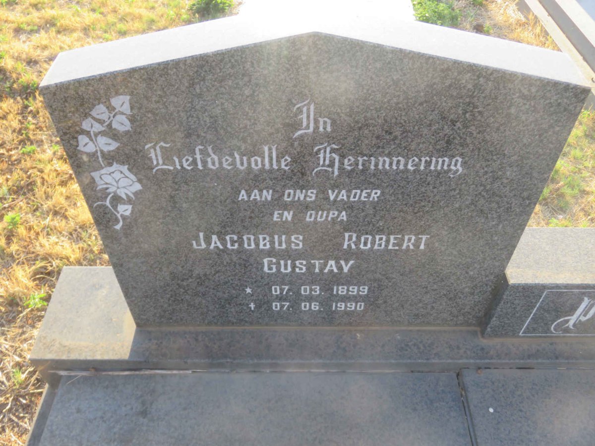 PIENAAR Jacobus Robert Gustav 1899-1990 