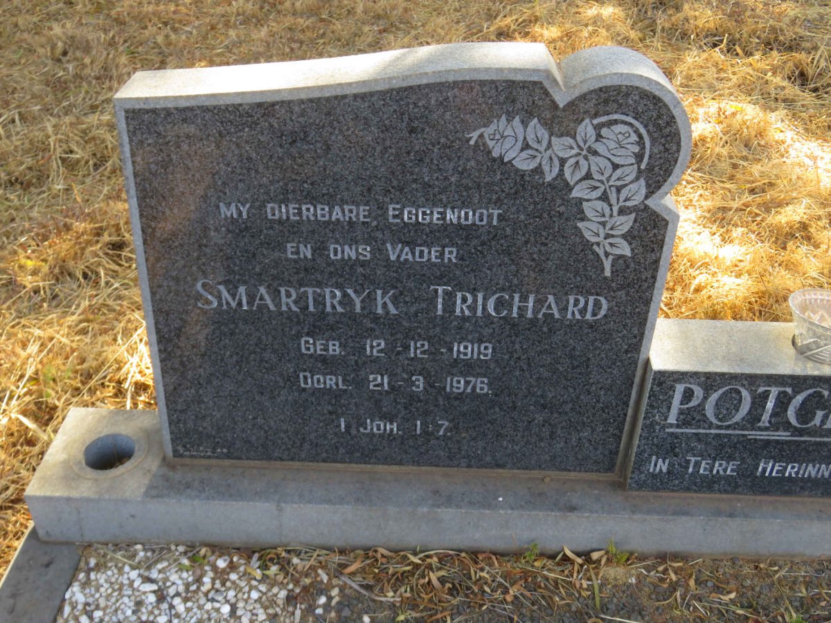 POTGIETER Smartryk Trichard 1919-1976 &amp; Susanna ELizabeth 1929-2002