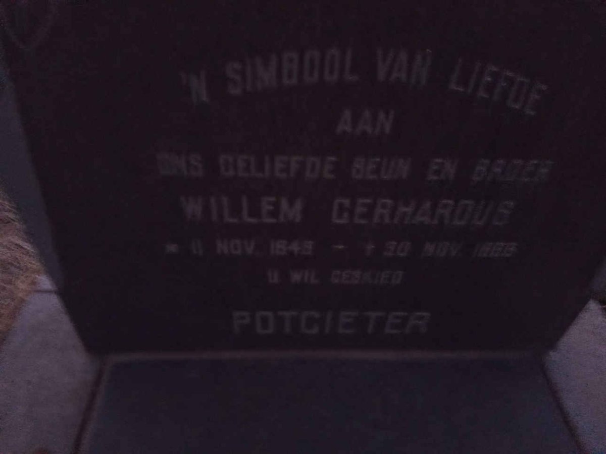 POTGIETER Willem Gerhardus