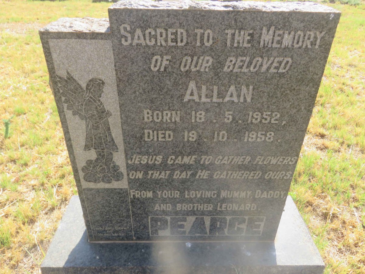 PEARCE Allan 1952-1958