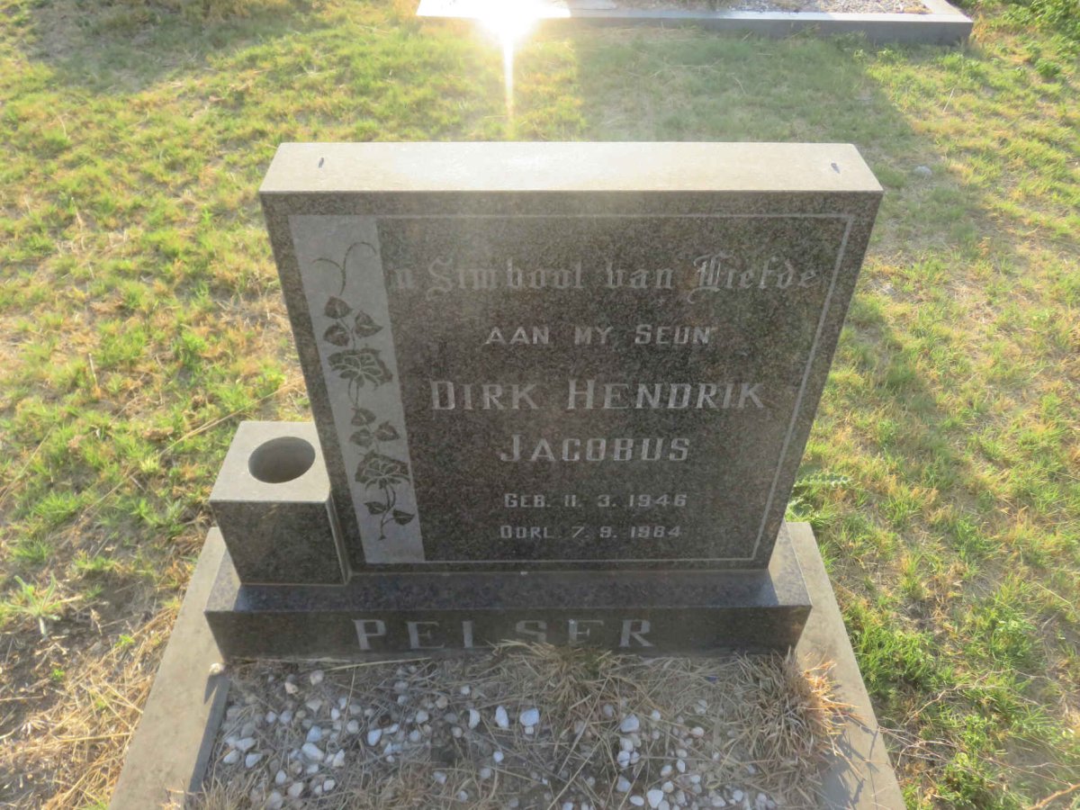PELSER Dirk Hendrik Jacobus 1946-1984