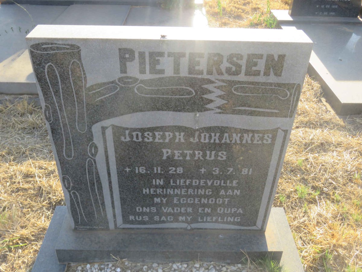 PIETERSEN Joseph Johannes Petrus 1928-1981