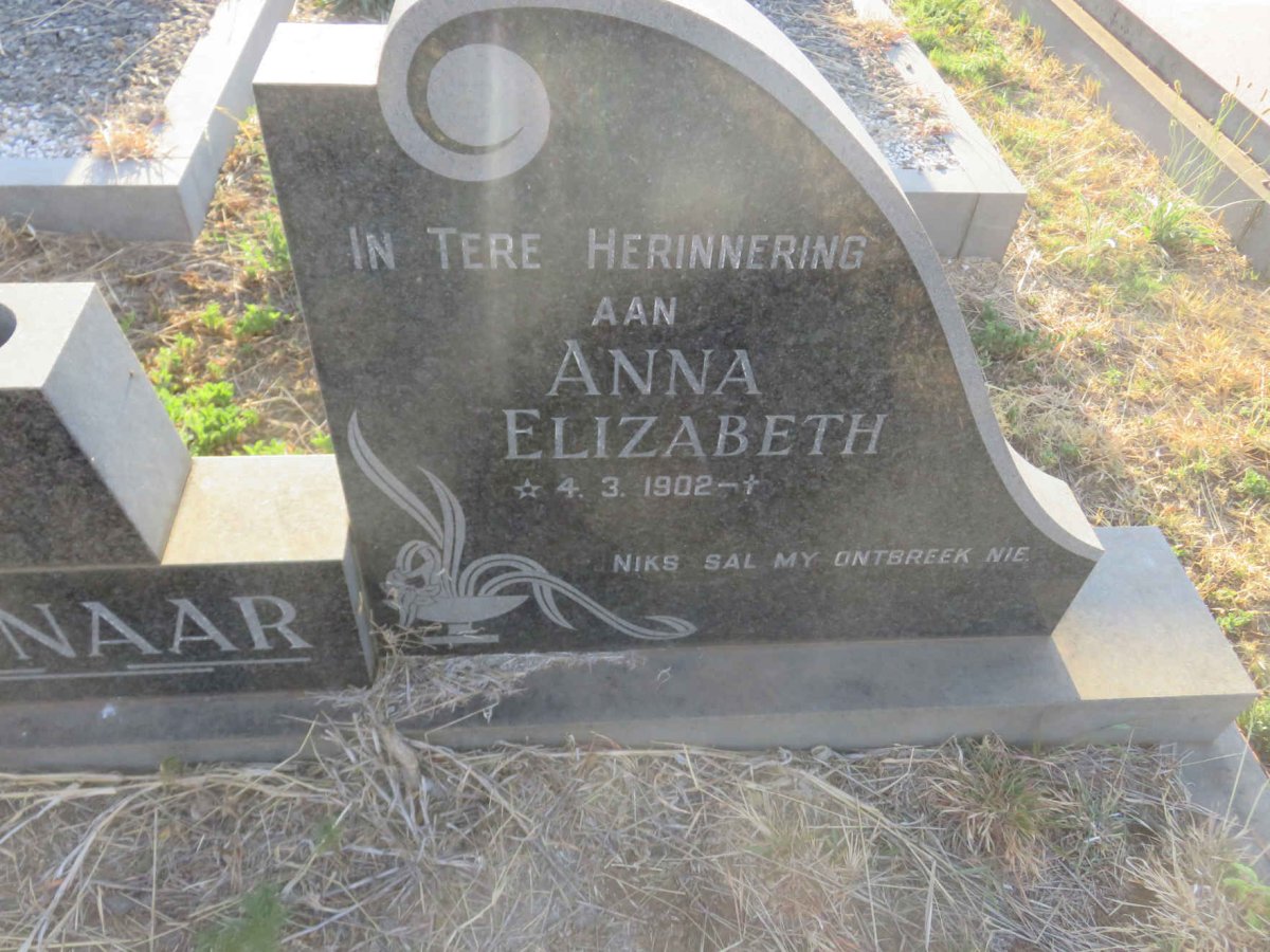 PIENAAR Anna Elizabeth 1902-