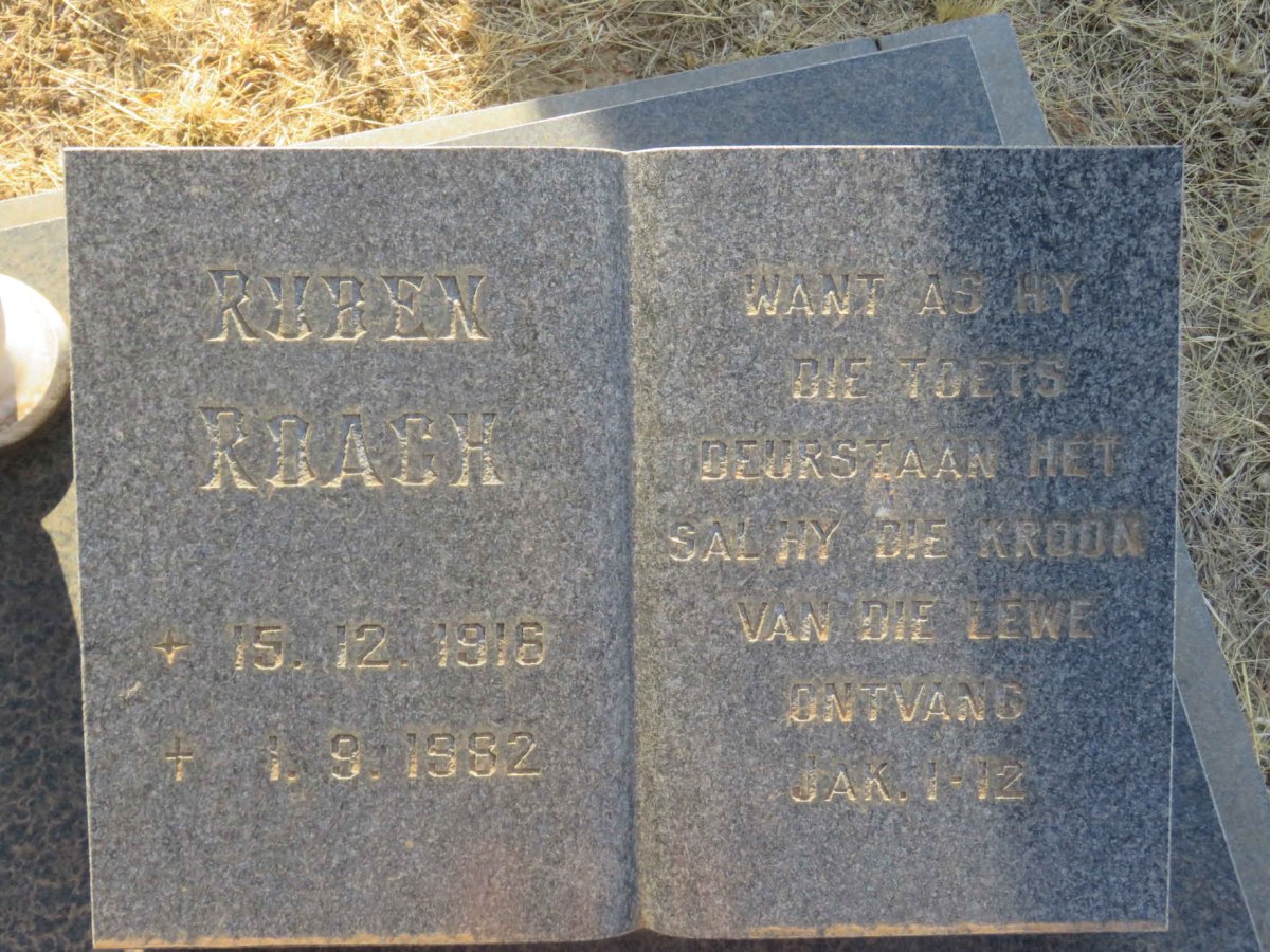 ROACH Ruben 1916-1982