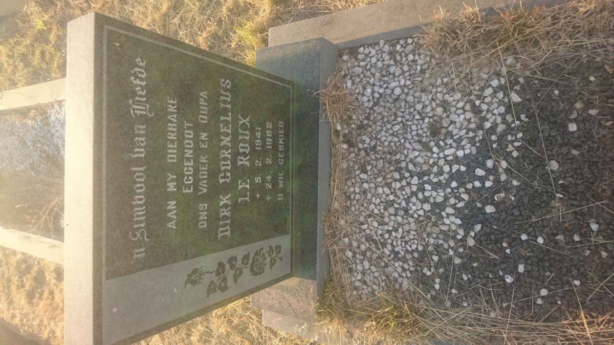 ROUX Dirk Cornelius, le 1941-1982