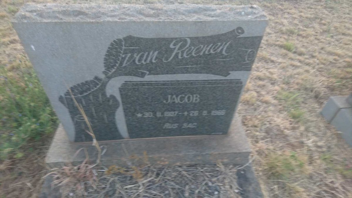 REENEN Jacob, van 19?7-1966