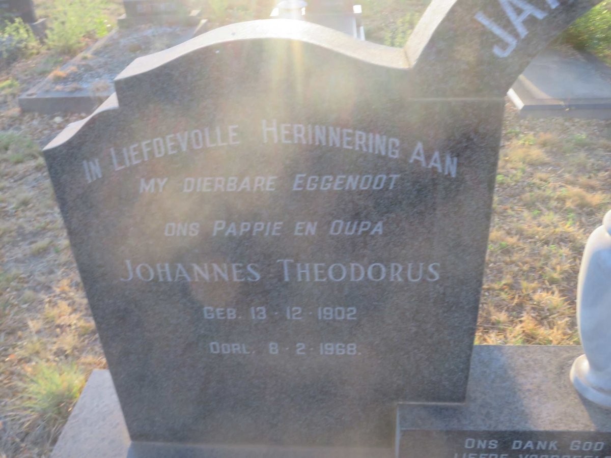RENSBURG Johannes Theodorus, Jansen van 1902-1968 &amp; Helletjie Elizabeth JOUBERT 1908-1985