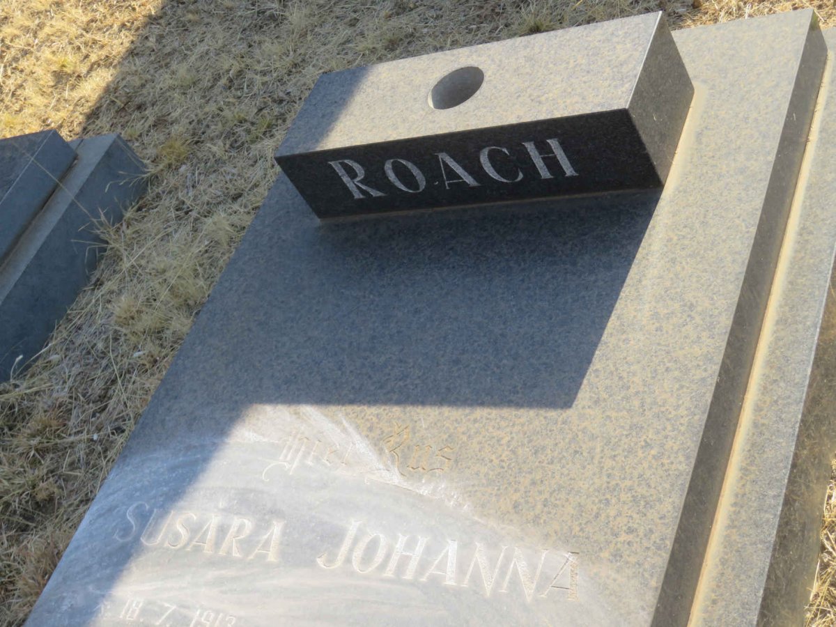 ROACH Susara Johanna 1913-1988