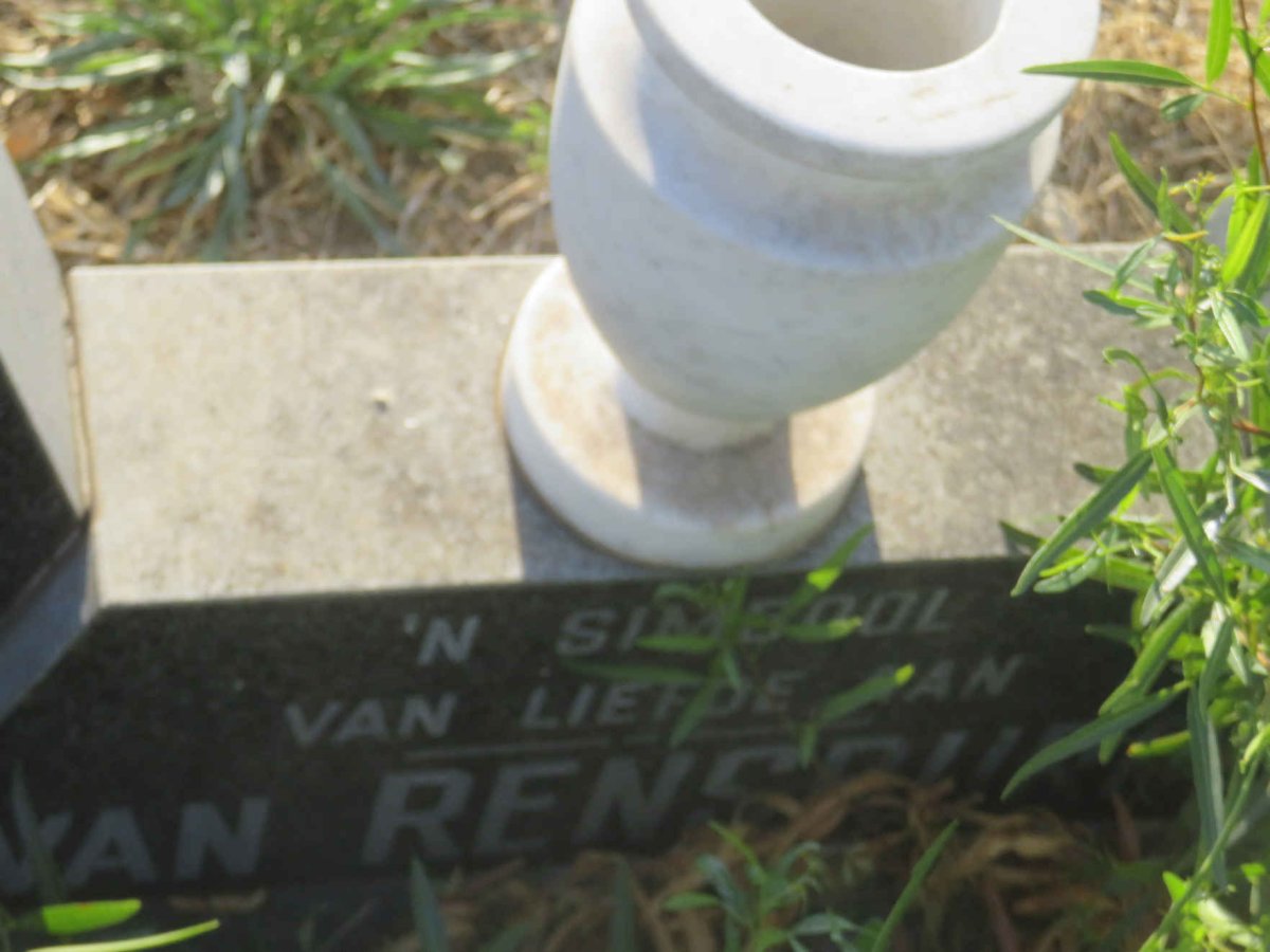 RENSBURG William Michael O'Meare, van 1927-1993 &amp; Elsa Belyda 193?-1982
