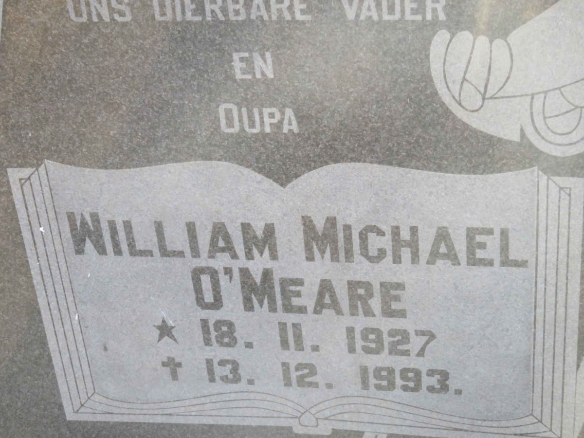 RENSBURG William Michael O'Meare, van 1927-1993 &amp; Elsa Belyda 193?-1982