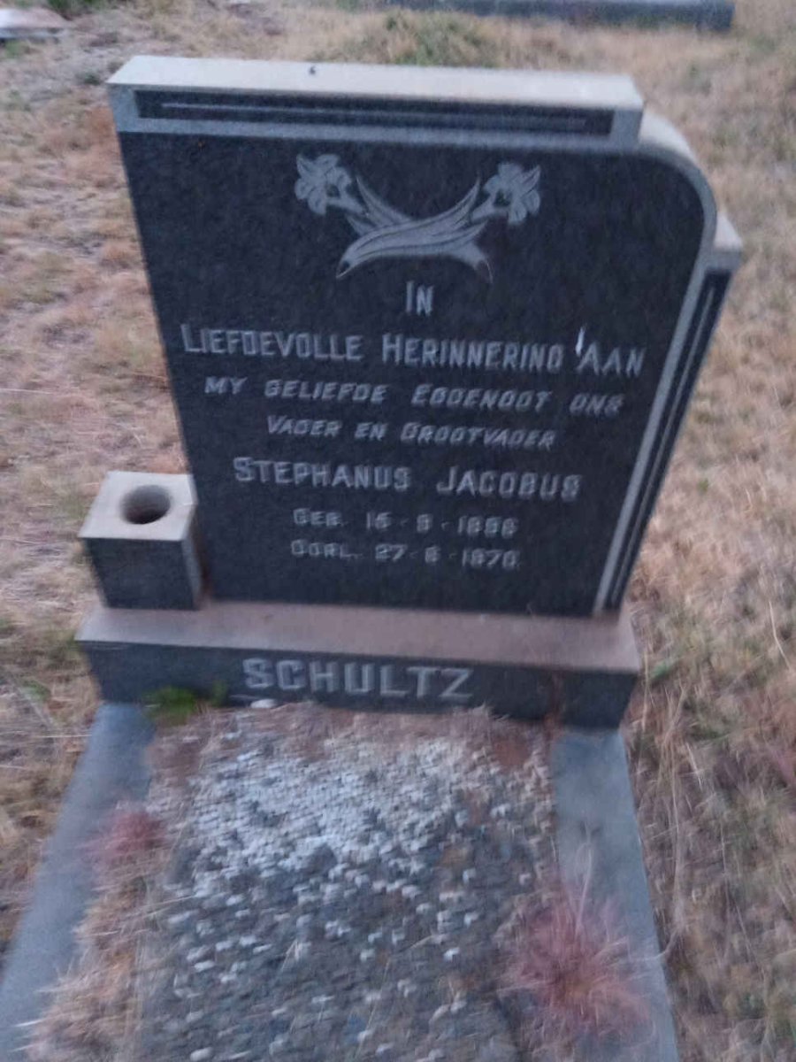 SCHULTZ Stephanus Jacobus 189?-1970