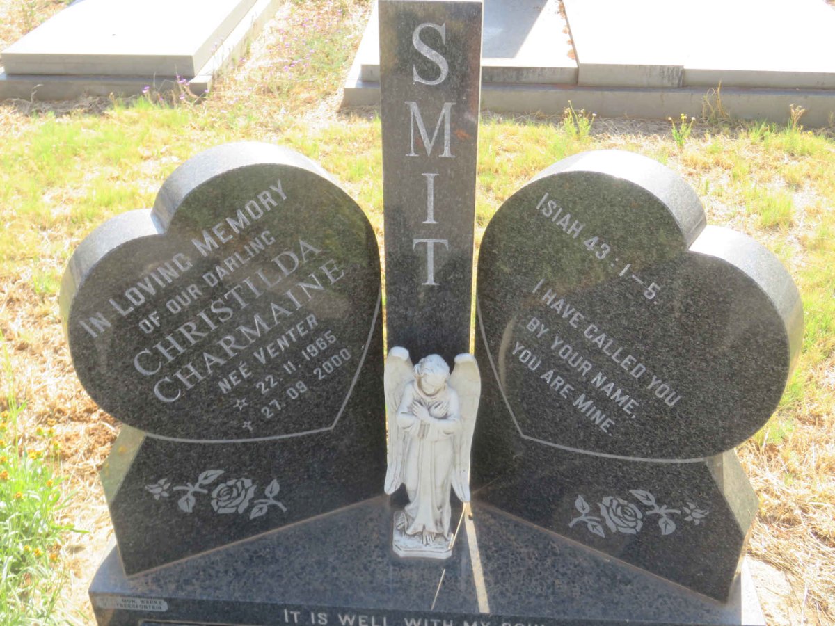 SMIT Christilda Charmaine nee VENTER 1965-2000