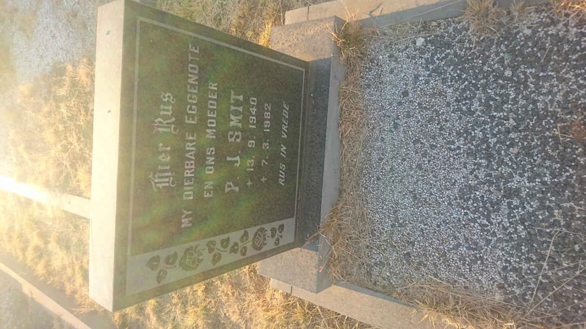 SMIT P.J. 1940-1982