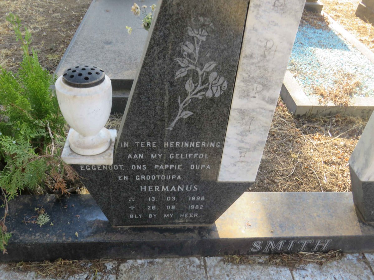 SMITH Hermanus 1898-1982 &amp; Johanna Catharina 1904-1997