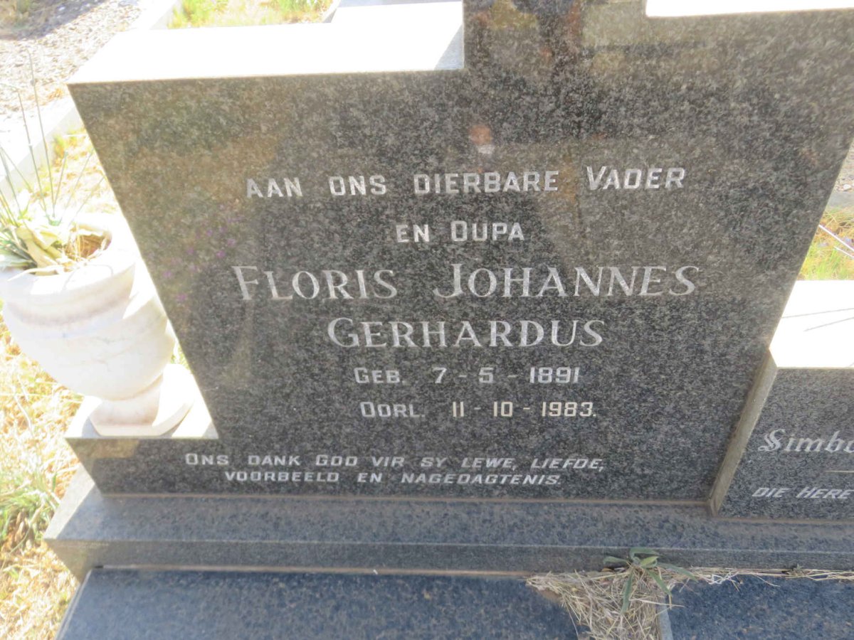 SMITH Floris Johannes Gerhardus 1891-1983 &amp; Anna Jacoba Chatrina 1898-1978