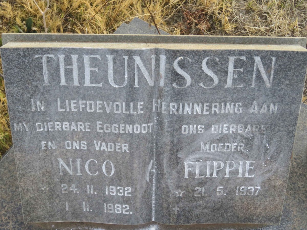 THEUNISSEN Nico 1932-1982 &amp; Flippie 1937-