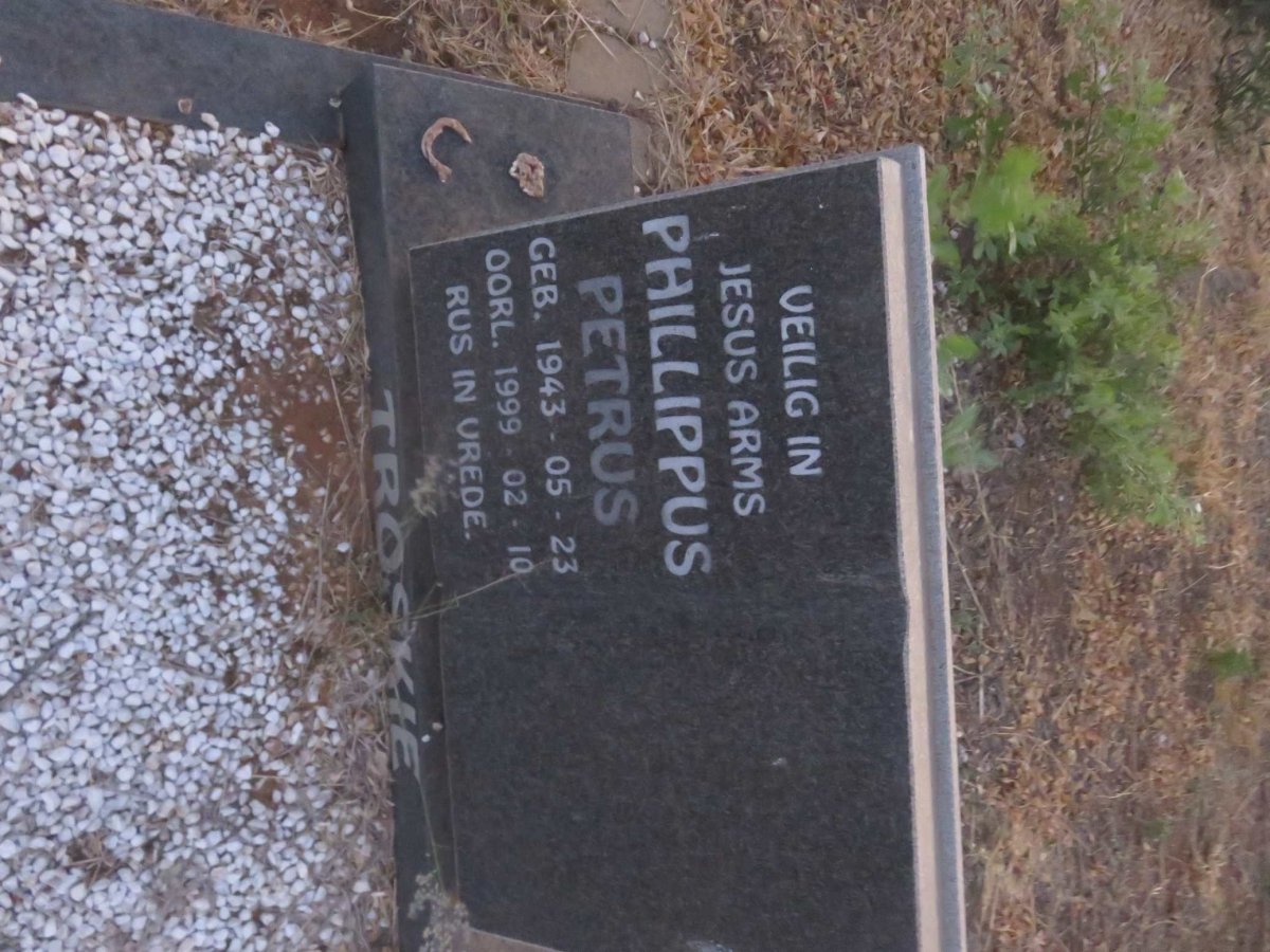 TROSKIE Phillippus Petrus 1943-1999
