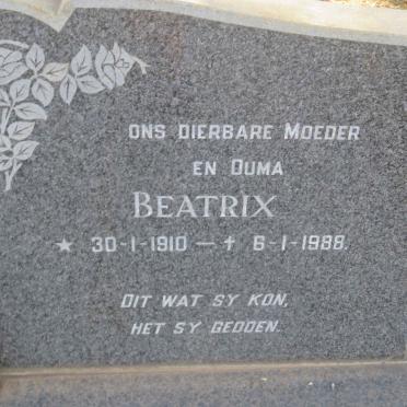 UYS Jan Matheus Christian 1899-1976 &amp; Beatrix 1910-1988