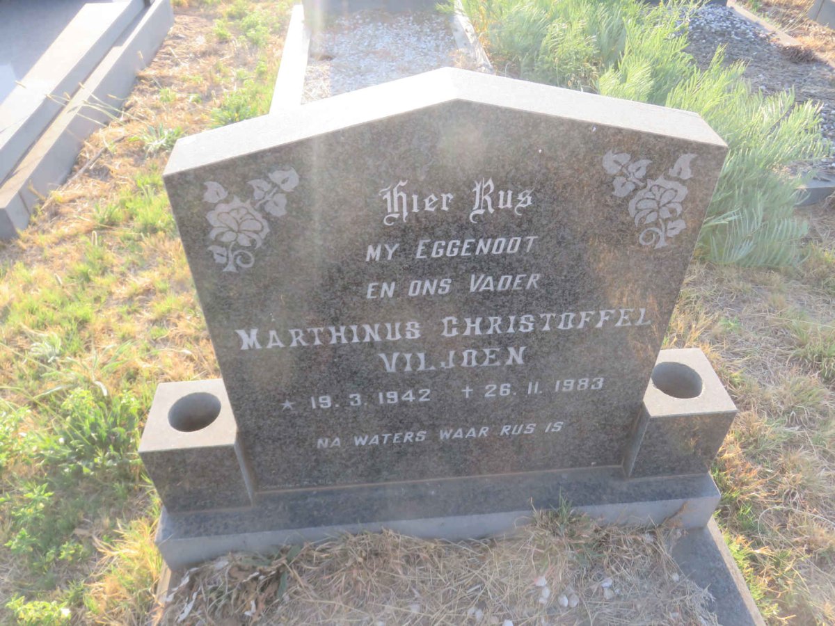 VILJOEN Marthinus Christoffel 1942-1983