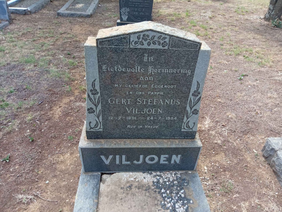 VILJOEN Gert Stefanus 1891-1954