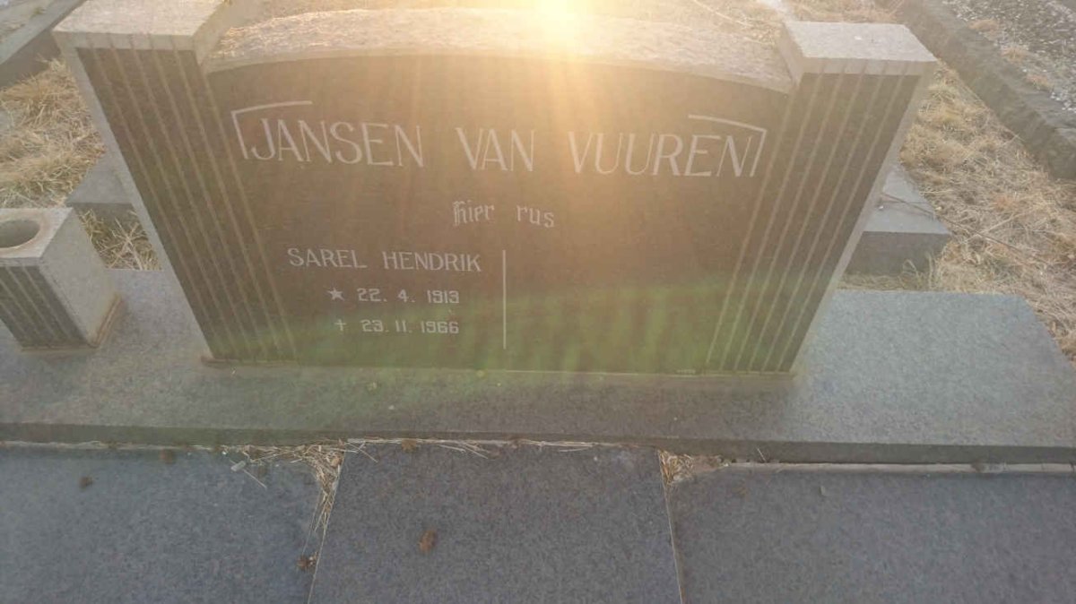 VUUREN Sarel Hendrik, Jansen van 1913-1966