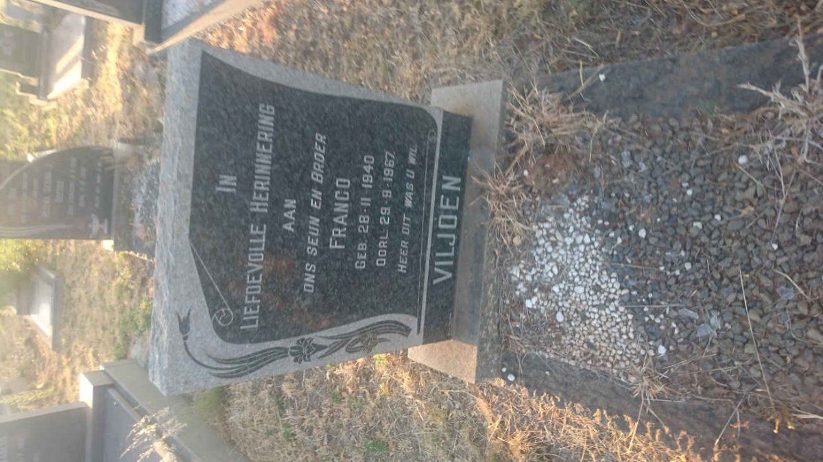 VILJOEN Franco 1940-1967