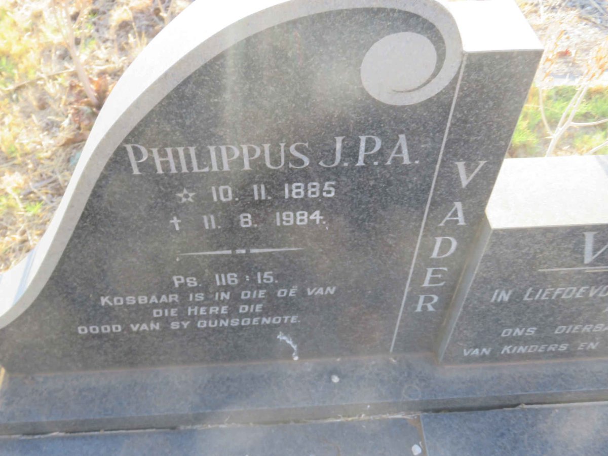 VOGEL Philippus J.P.A. 1885-1984 