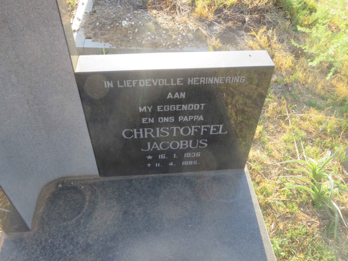 VERMAAK Christoffel Jacobus 1936-1985