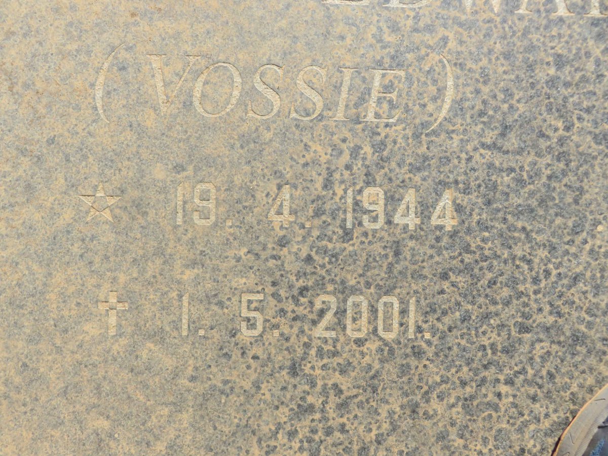 VOSLOO Gerhard Edward 1944-2001