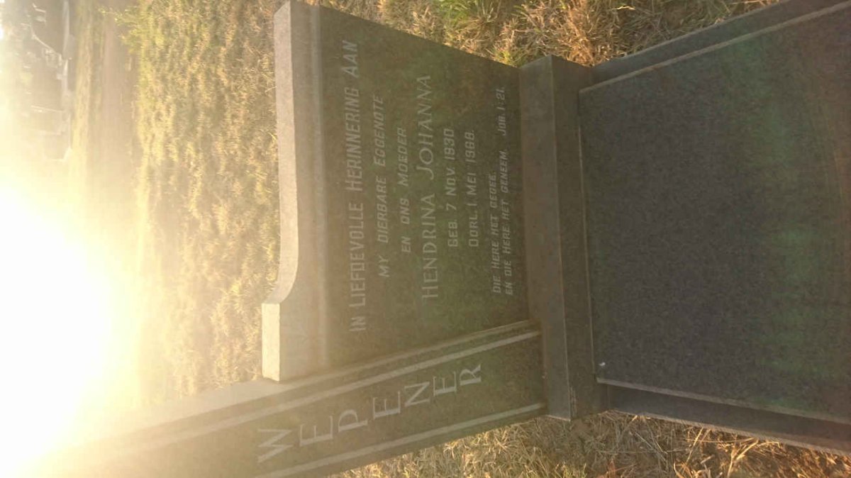 WEPENER Hendrina Johanna 1930-1968
