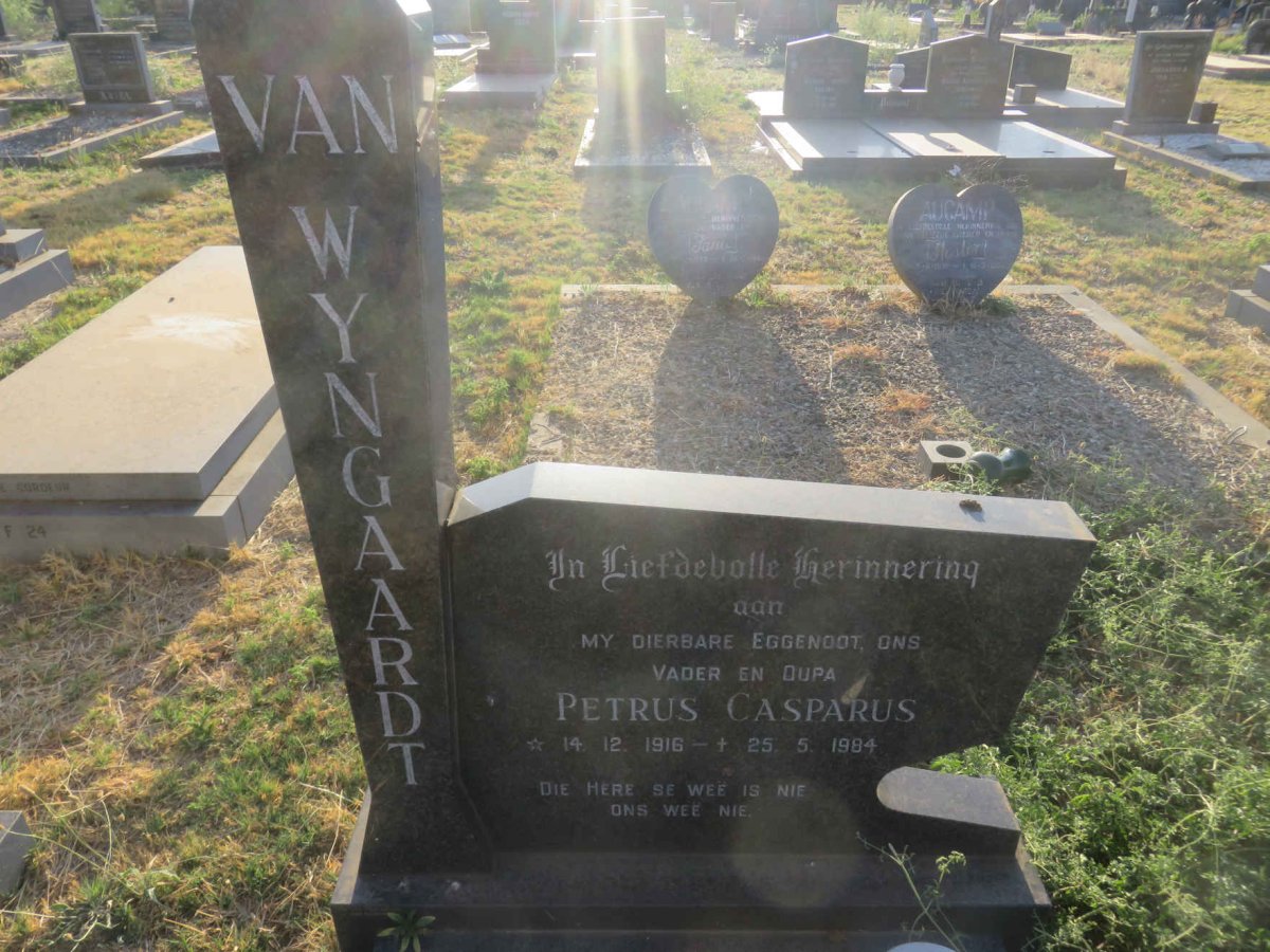 WYNGAARD Petrus Casparus, van 1916-1984