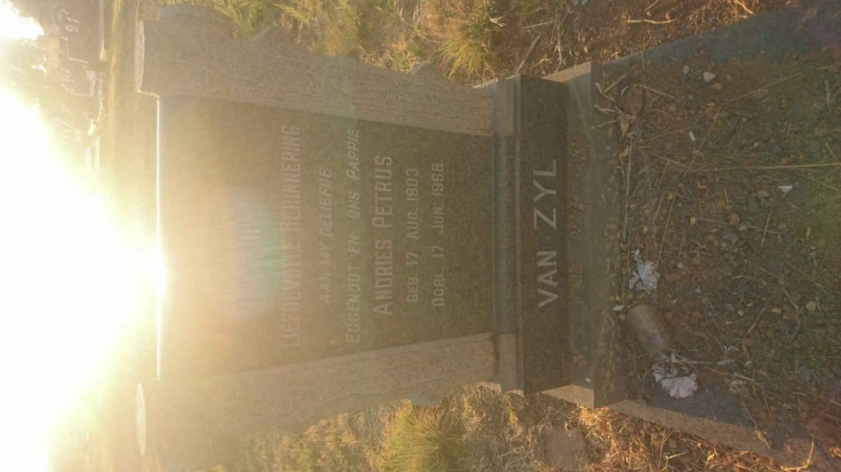 ZYL Andries Petrus, van 1903-1968