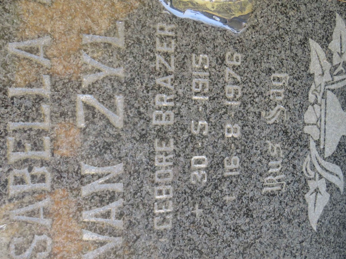 ZYL Isabella D., van nee BRAZER 1915-1976