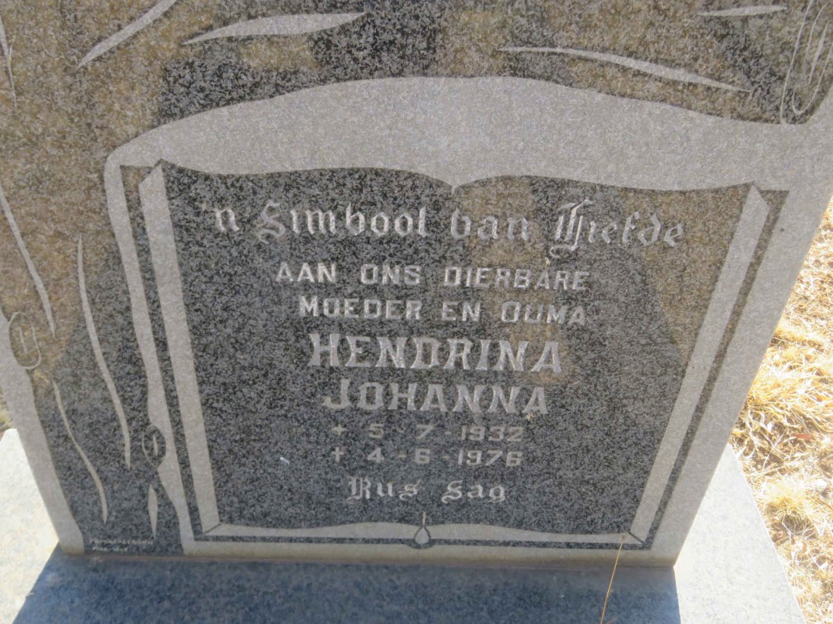 ? Hendrina Johanna 1932-1976