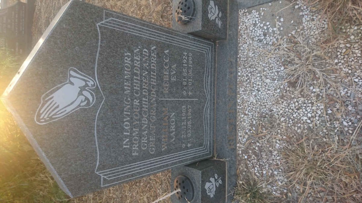 ? William Aaron 1903-1967 :: ? Rebecca Eva 1924-1999