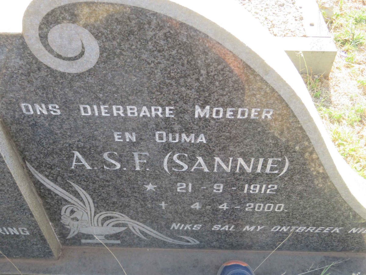? I.J.B. 1911-1977 &amp; A.S.F. 1912-2000