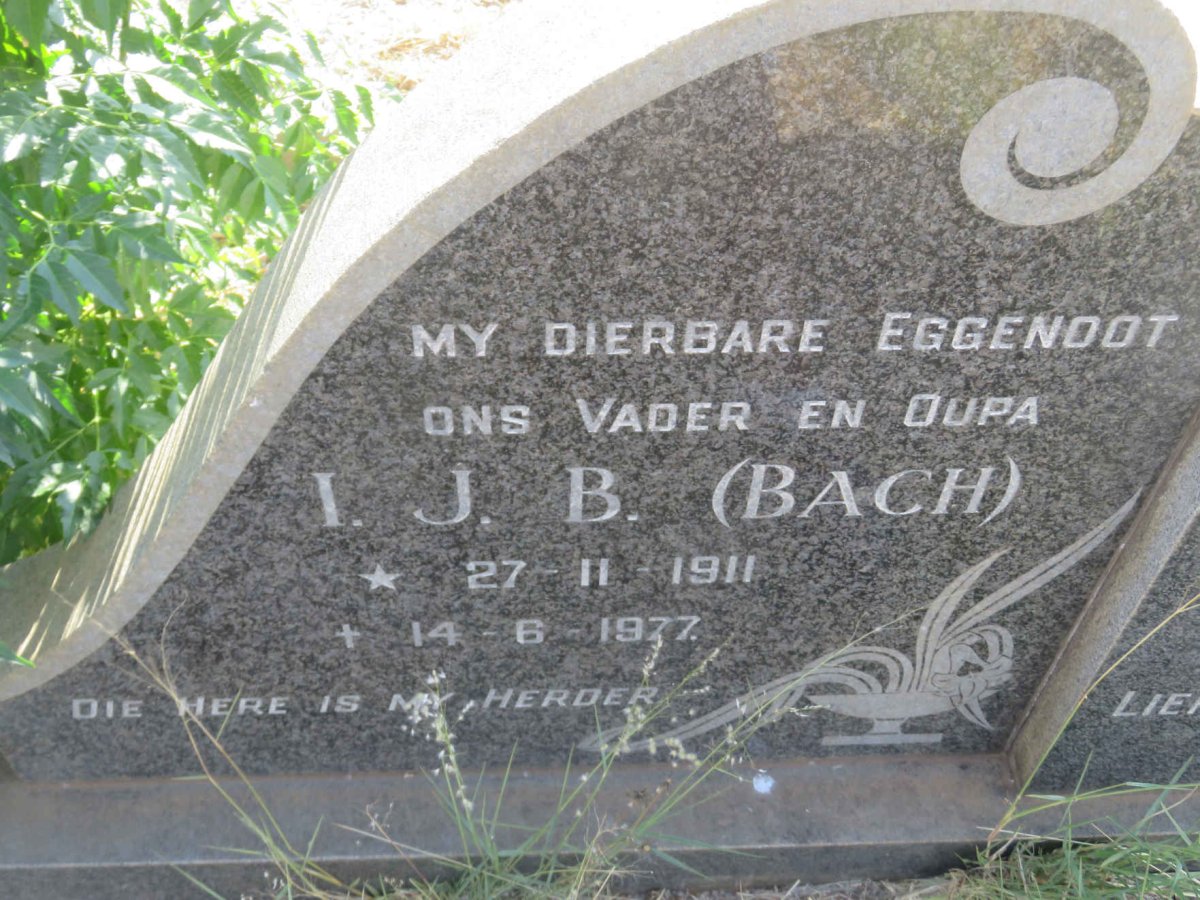 ? I.J.B. 1911-1977 &amp; A.S.F. 1912-2000
