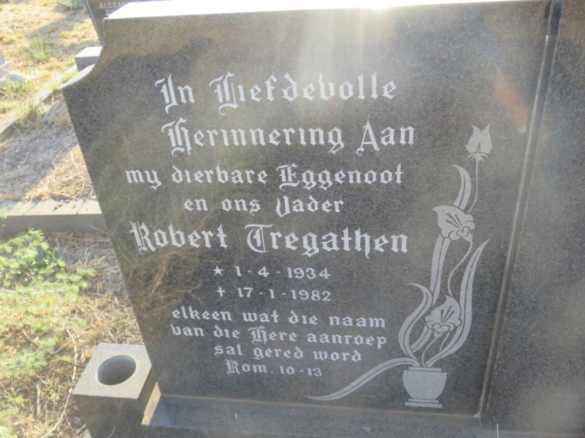 ? Robert Tregathen 1934-1982 &amp; Susara Deborah VILJOEN 1933-1983