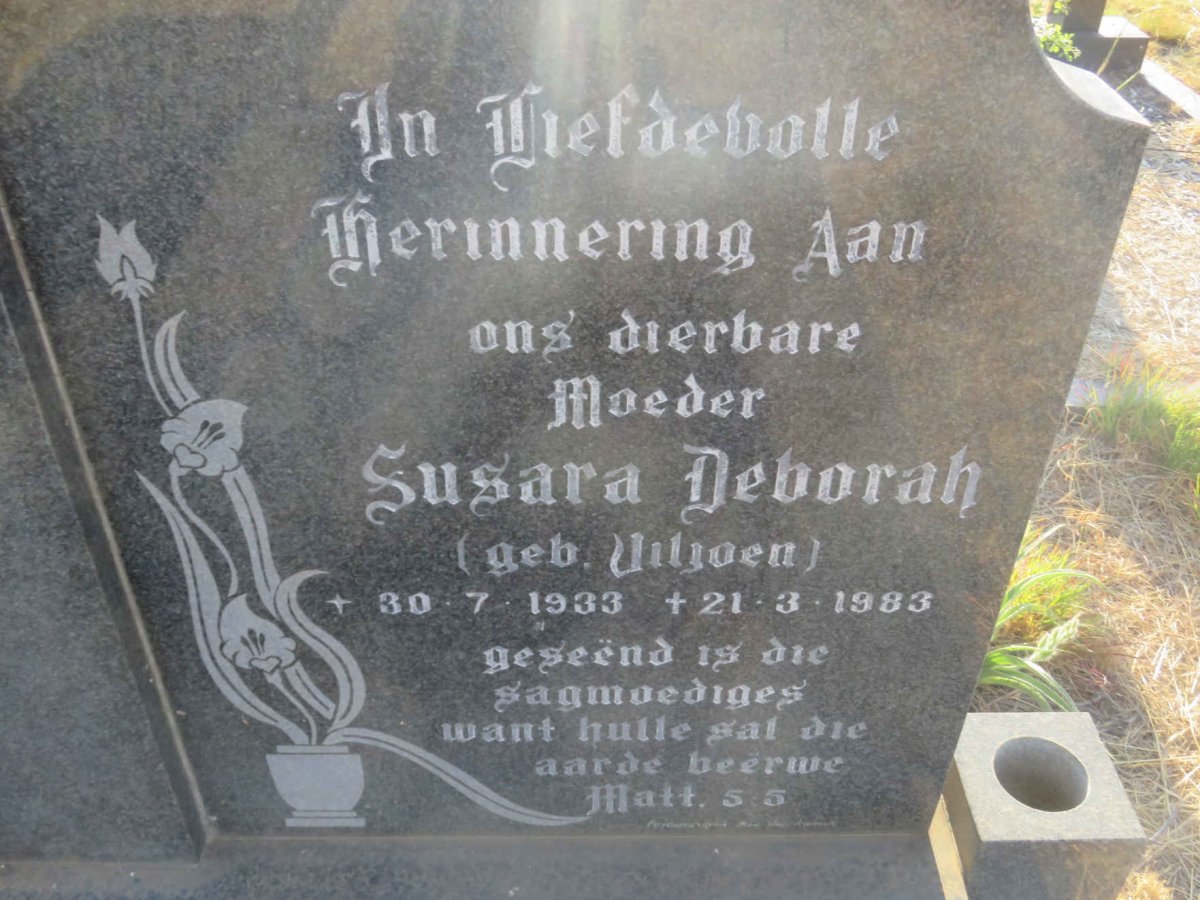 ? Robert Tregathen 1934-1982 &amp; Susara Deborah VILJOEN 1933-1983