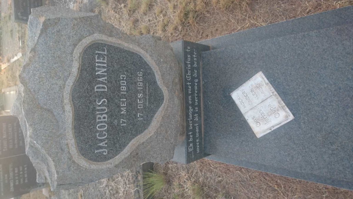 ? Jacobus Daniel 1903-1966
